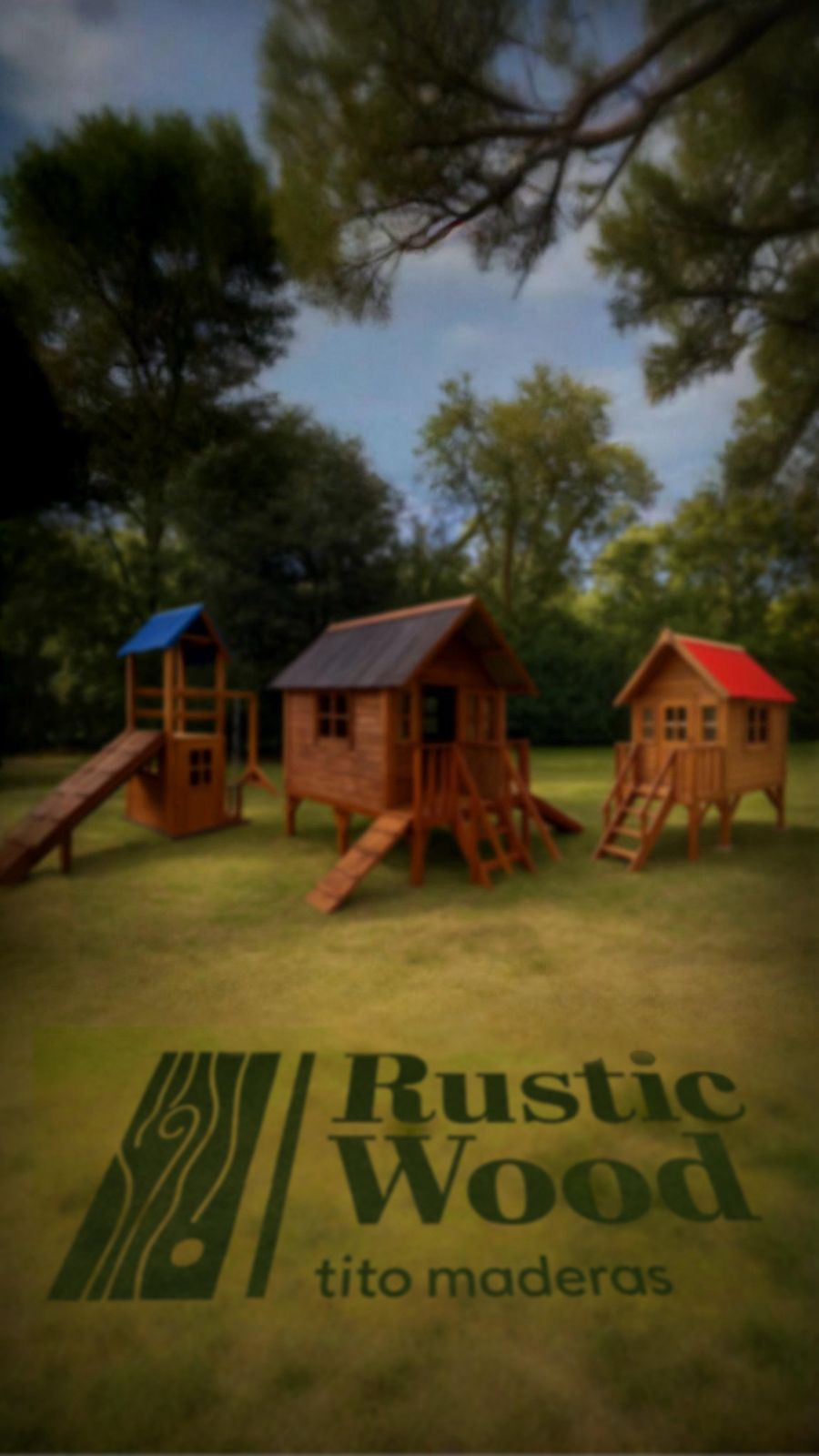 Casita de madera Rustic Wood